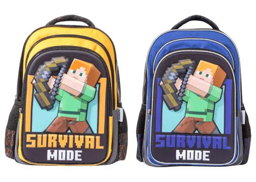 MOCHILA ESCOLAR 16" EVA MINECRAFT